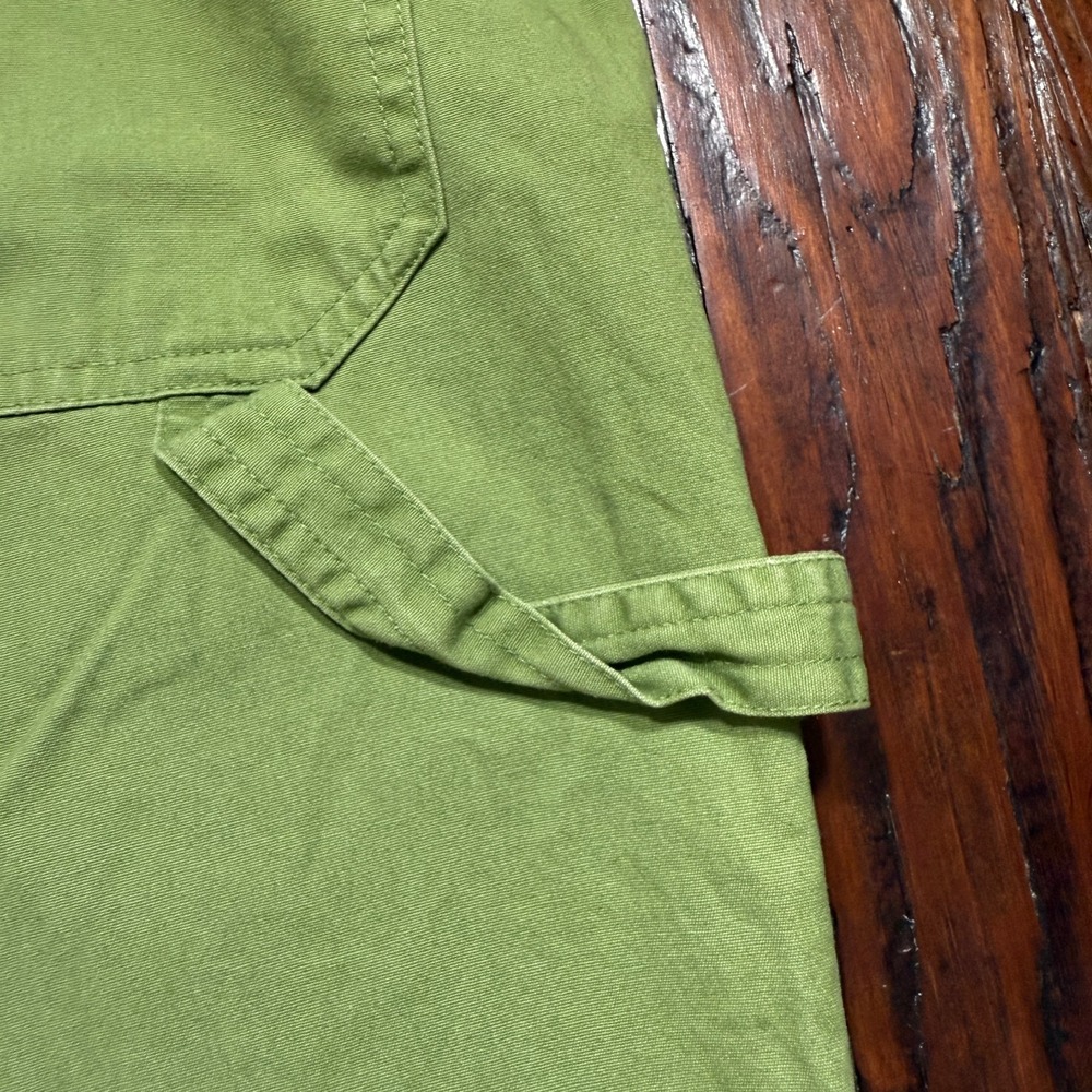 Olive Green Women's Cargo Pants - Picture 4 of 16